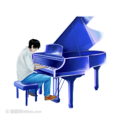 彈鋼琴的少年