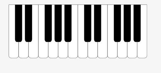 鍵盤鋼琴PNG圖片素材免費下載_ai格式_1034*468像素_熊貓辦公