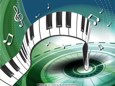 動感線條 鋼琴音符唱片音樂背景圖片_海報背景圖_海報設計_