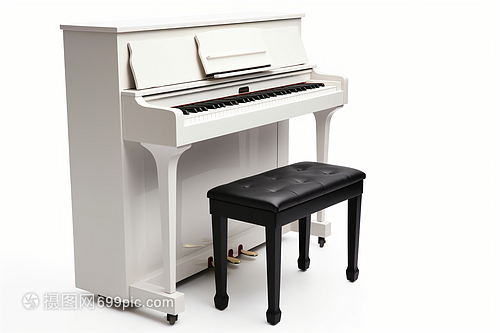 立式鋼琴帶鋼琴凳