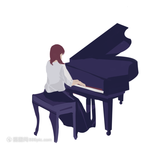 女鋼琴家音樂節彈鋼琴