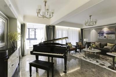 家里有鋼琴和書房的大客廳很高大尚